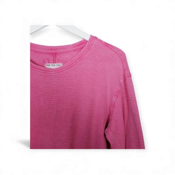 WE THE FREE OB1896790 Pink Rose Soul Song Long Sleeve Top - Medium - Picture 3 of 10